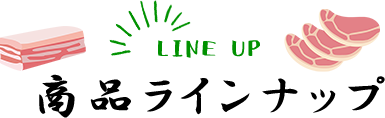 LINE UP商品ラインナップ